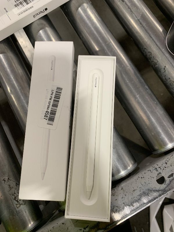 Photo 1 of Apple Pencil Pro: Latest Model - Device Compatibility Check Required - Pixel-Perfect Precision, Tilt and Pressure Sensitivity, Perfect for Note-Taking, Drawing, and Art. Charges and Pairs Magnetically