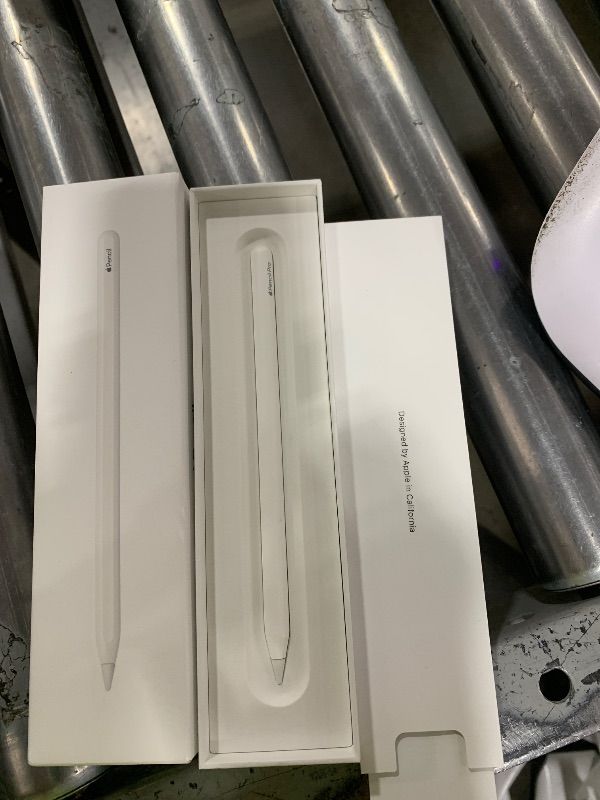 Photo 1 of Apple Pencil Pro: Latest Model - Device Compatibility Check Required - Pixel-Perfect Precision, Tilt and Pressure Sensitivity, Perfect for Note-Taking, Drawing, and Art. Charges and Pairs Magnetically