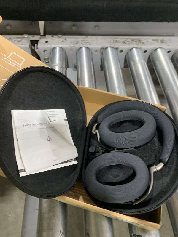 Photo 1 of Jabra Evolve3 85 Over-Ear Wireless Bluetooth Headset with Microphone for Work, AI Voice Call Technology, Adaptive Active Noise Cancellation, 25-Hour Battery, USB-C, Microsoft Teams Certified, Black
