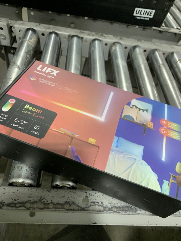 Photo 1 of LIFX Beam Smart Light Bar 6 Piece Kit (L3BEAMKITUS), Multicolor, 6 Count, 33 Watts