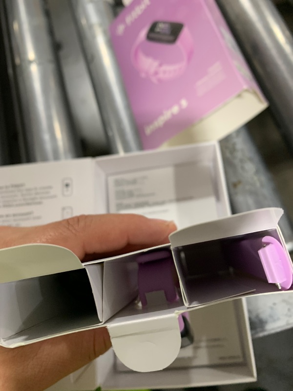 Photo 1 of Fitbit Inspire 3 Health & Fitness Tracker with Stress Management, Workout Intensity, Sleep Tracking, 24/7 Heart Rate - 3-Month Google Health Premium Membership Included - Lilac Bliss/Black