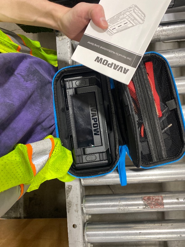 Photo 1 of AVAPOW 8000A Battery Jumper Starter Portable with 4? HD Display PD 30W Dual-Way Fast Charging, 12V Car Starter Jump Box & Battery Booster for All Gas & Up to All Diesel Engines