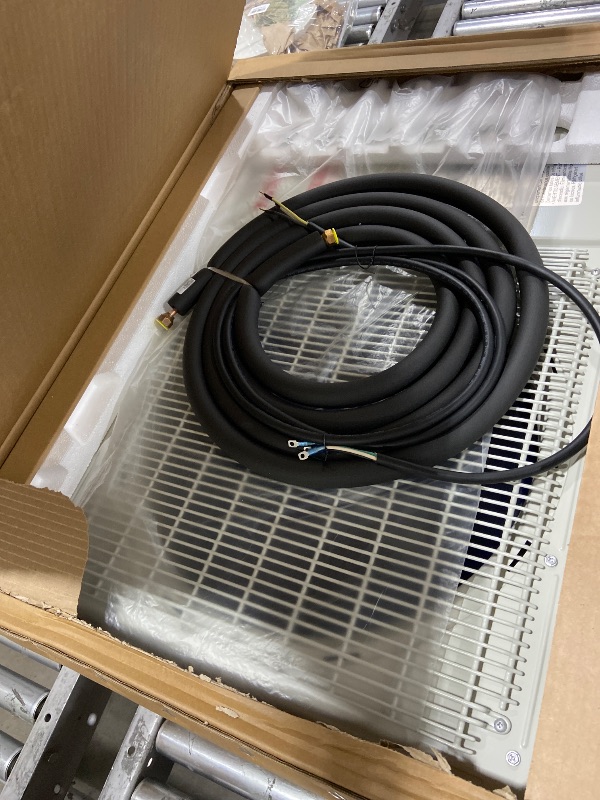 Photo 1 of TURBRO 9,000 BTU Ductless Mini Split AC with Heat Pump, Inverter Compressor, 19 SEER2, 115V, R32 Refrigerant, Pre-charged Evaporator, WiFi-Enabled, Works with App, AHRI Certified, Finnmark Series