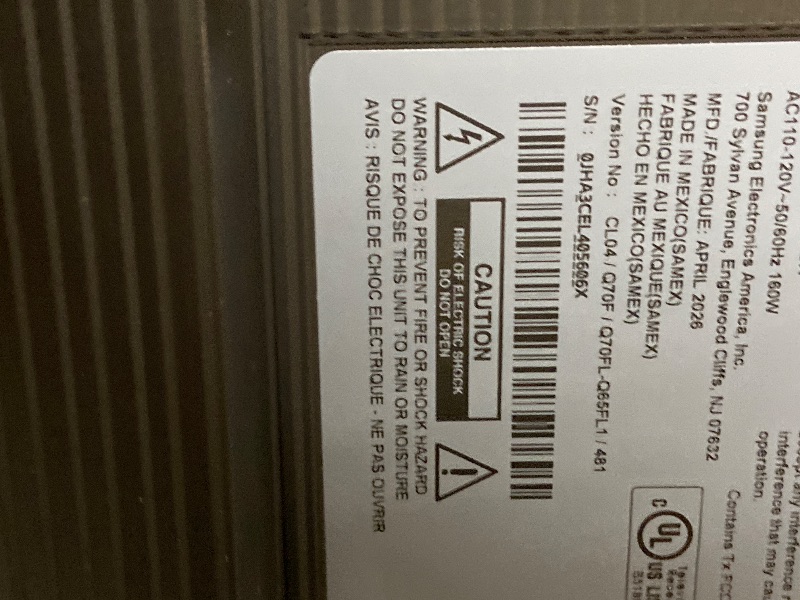 Photo 1 of Samsung 65-Inch Class QLED Q7F Series Samsung Vision AI Smart TV (2025 Model, 65Q7F) Quantum HDR, Object Tracking Sound Lite, Q4 AI Gen1 Processor, 4K upscaling, Gaming Hub, Alexa Built-in