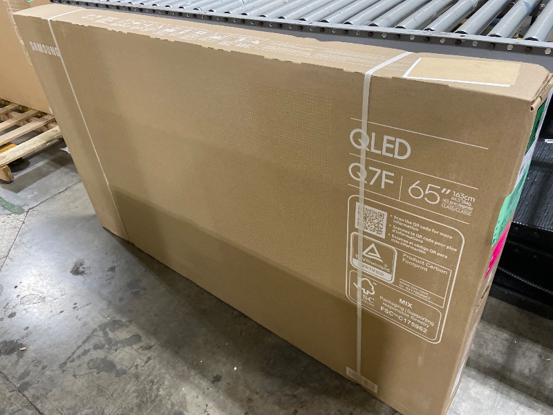 Photo 1 of Samsung 65-Inch Class QLED Q7F Series Samsung Vision AI Smart TV (2025 Model, 65Q7F) Quantum HDR, Object Tracking Sound Lite, Q4 AI Gen1 Processor, 4K upscaling, Gaming Hub, Alexa Built-in