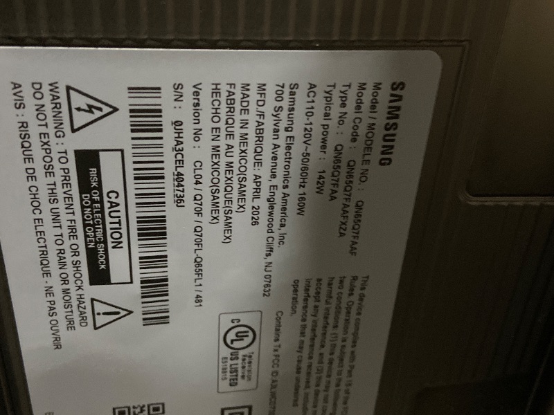Photo 1 of Samsung 65-Inch Class QLED Q7F Series Samsung Vision AI Smart TV (2025 Model, 65Q7F) Quantum HDR, Object Tracking Sound Lite, Q4 AI Gen1 Processor, 4K upscaling, Gaming Hub, Alexa Built-in