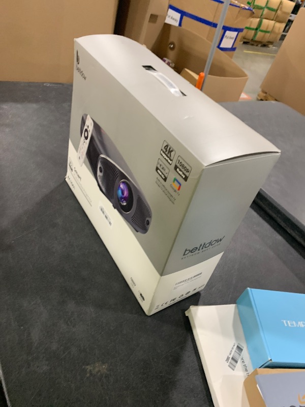 Photo 1 of Netflix Officially Licensed Smart Projector, BETTDOW Native 1080P Google TV Projector with 4K Support, WiFi 6, Bluetooth, Voice Remote, HDR 10+, 200" Display for Outdoor & Indoor Home Entertainment