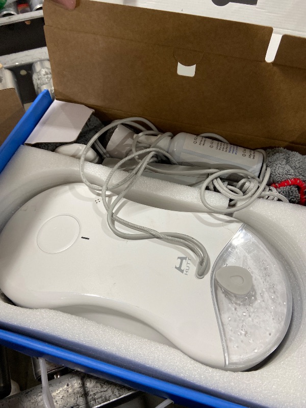 Photo 1 of HUTT S55 Pro Window Cleaning Robot, 3D Floating Pads, Up to 6500Pa Suction, HydroJet Pump Spray, SLAM 4.0 Navigation, 80ml Water Tank, 6 x Cloths,Perfect for High-Rise Windows, Tiles and Glass