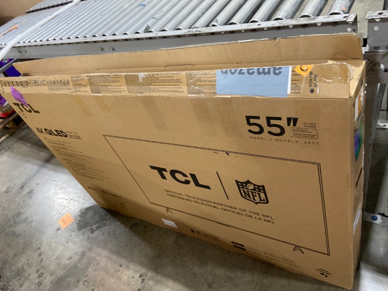 Photo 1 of TCL Amazon Exclusive 55 Inch Class T7 Series | 4K QLED HDR Lag-Free Smart Google TV | 55T7, 2025 Model | 120Hz-144Hz High Brightness, Dolby Atmos, Alexa Voice Remote AI Streaming Gaming Television
