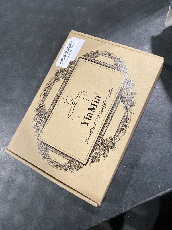 Photo 1 of YiaMia 12 Pack Upgraded Rechargeable Tea Lights with Magnetic Wireless Charging Base, Flameless LED Candles with Remote and Timer, 100+H Battery Operated Candles for Votive Wedding Halloween Christmas