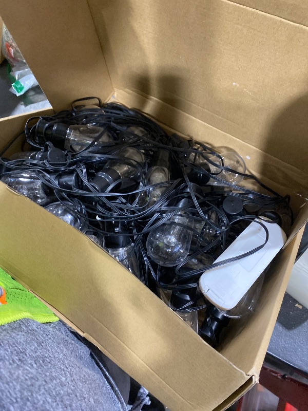 Photo 1 of Outdoor String Lights,200FT Smart RGB+IC Patio Lights with Shatterproof LED Bulbs ,Outside Light Dimmable Patio for Decor DIY IP67 Waterproof ,Courtyard, garden,Holiday,LED lights more Scene Modes