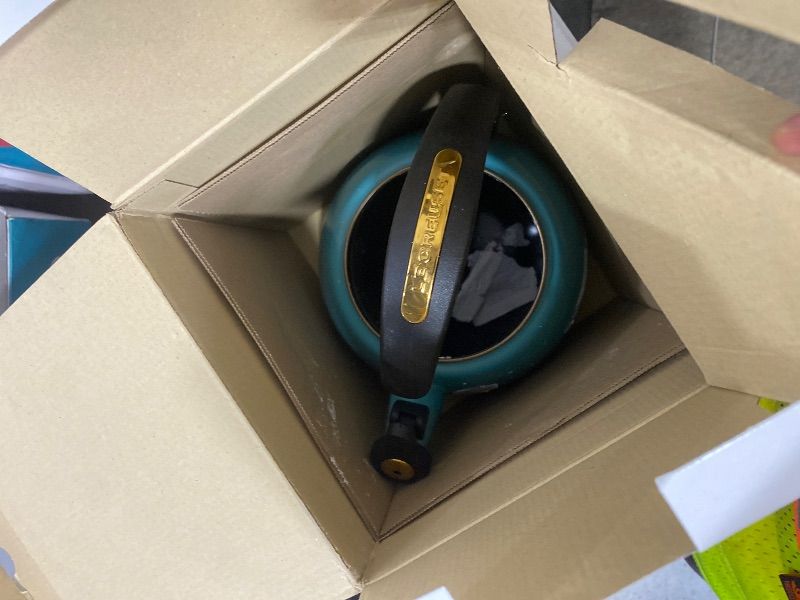 Photo 1 of Le Creuset Enamel on Steel Cloche Kettle, 2.2 qt., Riviera