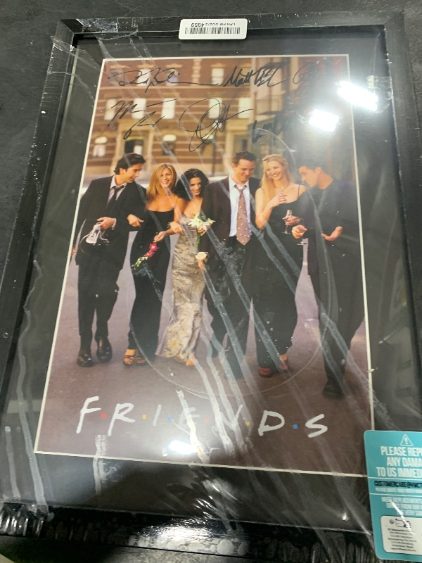 Photo 1 of HWC Trading Friends TV Show Poster Signed 16" x 12" Framed Gift Printed Autograph Print Photo Picture Display - 16 x 12 Inches Framed