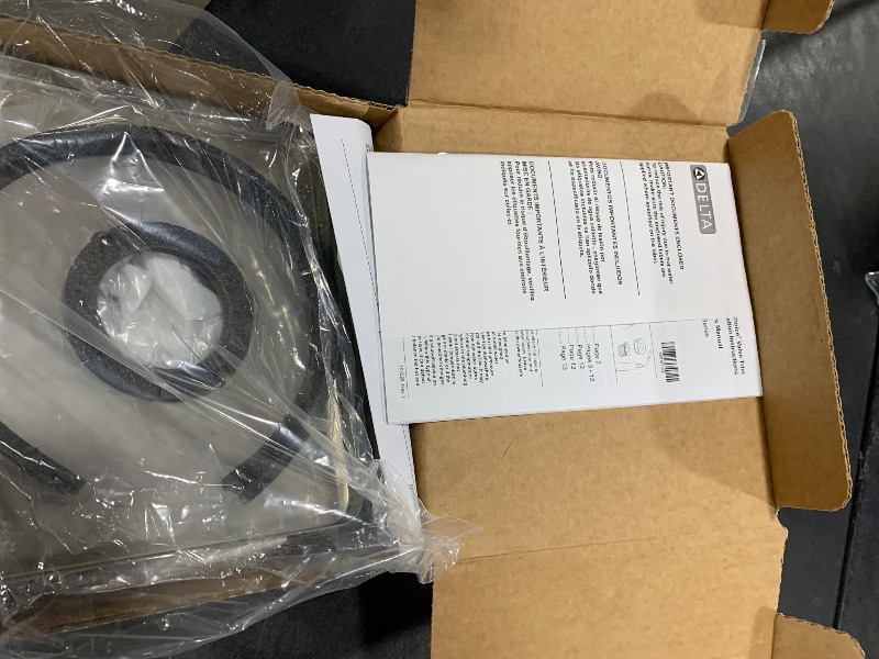 Photo 1 of Delta Faucet Modern Brushed Nickel Tub and Shower Trim Kit, Shower Faucet with Single-Spray Touch-Clean Shower Head, Stainless T14467-SS-PP (Valve Not Included)