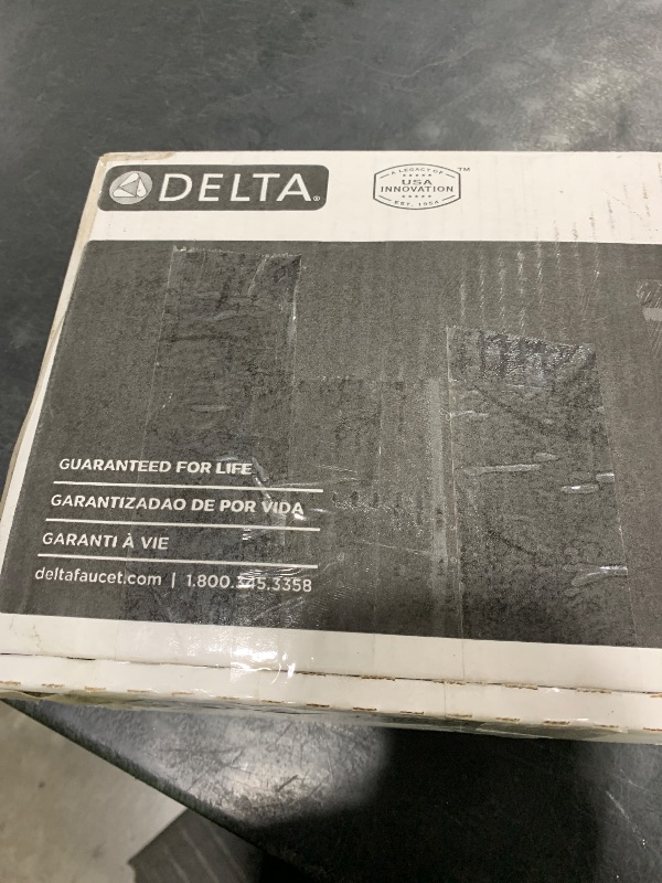Photo 1 of Delta Faucet Modern Brushed Nickel Tub and Shower Trim Kit, Shower Faucet with Single-Spray Touch-Clean Shower Head, Stainless T14467-SS-PP (Valve Not Included)