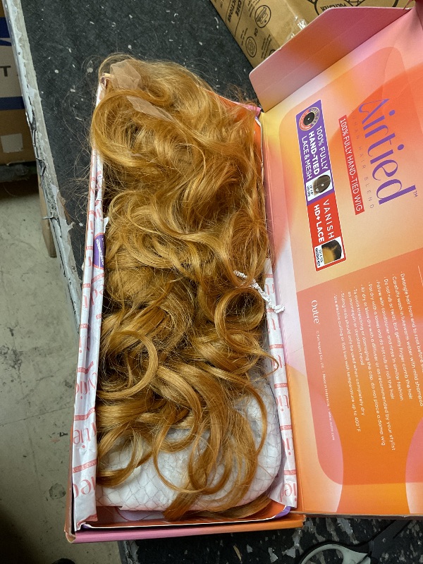 Photo 1 of Outre Airtied 100% Fully Hand-Tied Wig - Human Hair Blend - Natural Body Wave 22" (NATURAL HONEY)