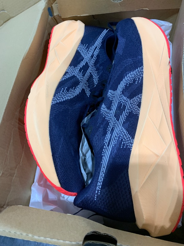 Photo 1 of ASICS Men's NOVABLAST 5 Running Shoes, 13, Midnight/Orange Glow
