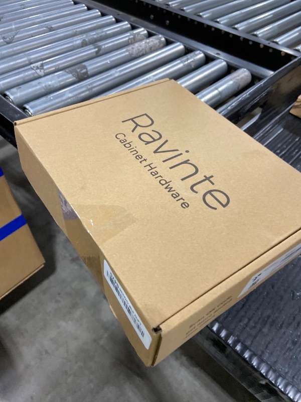 Photo 1 of Ravinte 30 Pack 4 inch Hole Center Gold Cabinet Handles Kitchen Cabinet Handles Brushed Brass Cabinet Pulls 6-3/8" Overall Length