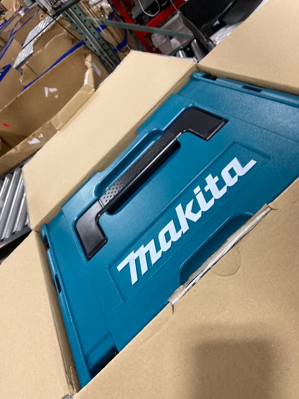 Photo 1 of Makita SP6000J1 6-1/2" Plunge Circular Saw Kit, with Stackable Tool case and 55" Guide Rail, Blue