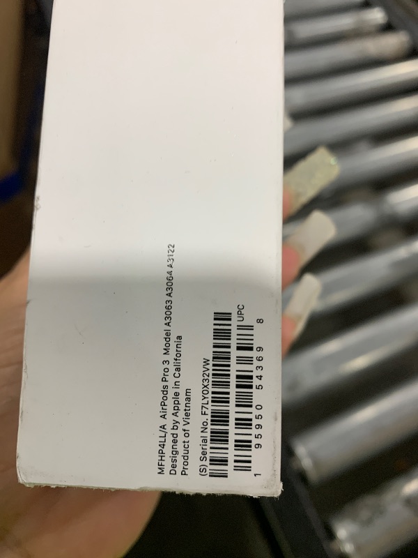 Photo 1 of Apple AirPods Pro 3 Wireless Earbuds, Active Noise Cancellation, Live Translation, Heart Rate Sensing, Hearing Aid Feature, Bluetooth Headphones, Spatial Audio, High-Fidelity Sound, USB-C Charging