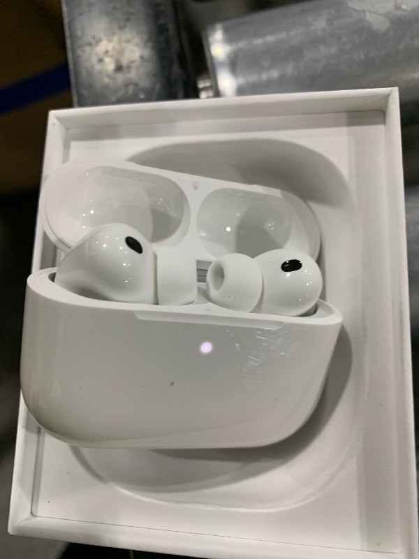 Photo 1 of Apple AirPods Pro 3 Wireless Earbuds, Active Noise Cancellation, Live Translation, Heart Rate Sensing, Hearing Aid Feature, Bluetooth Headphones, Spatial Audio, High-Fidelity Sound, USB-C Charging