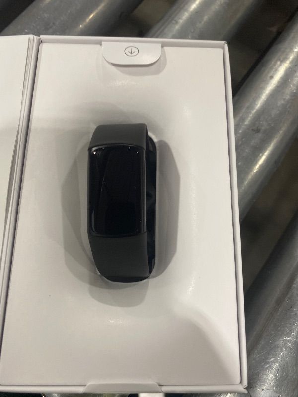 Photo 1 of Fitbit Charge 6 Fitness Tracker with Google Apps - Heart Rate on Exercise Equipment - 3-Month Google Health Premium Membership Included - Health Tools - Obsidian/Black - Small&Large Bands Included