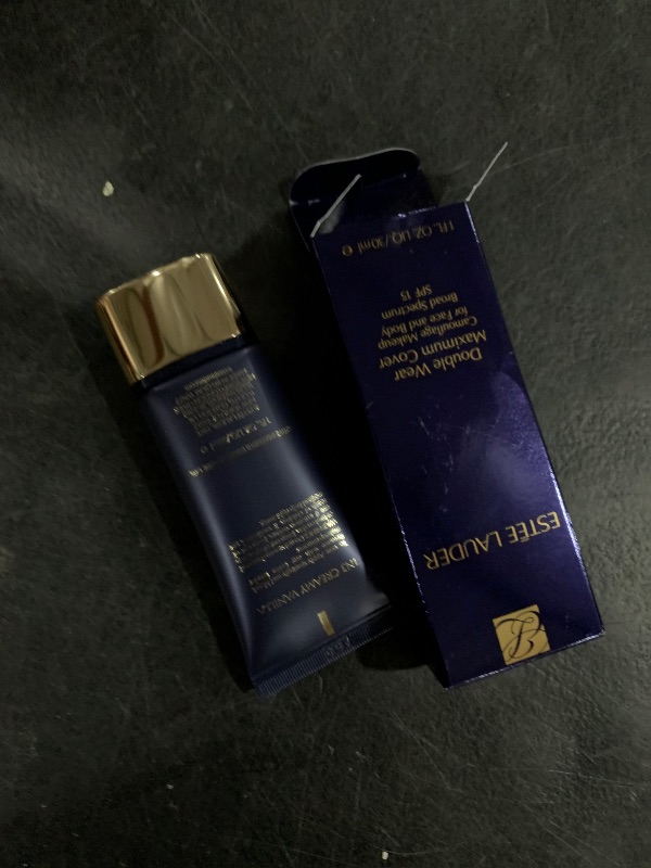 Photo 1 of Estée Lauder Double Wear 24-Hour Maximum Cover Camouflage Foundation for Face and Body SPF 15 | Full Coverage | Tattoo Cover Up Makeup Waterproof, 1.0 Fl Oz, 1N3 Creamy Vanilla