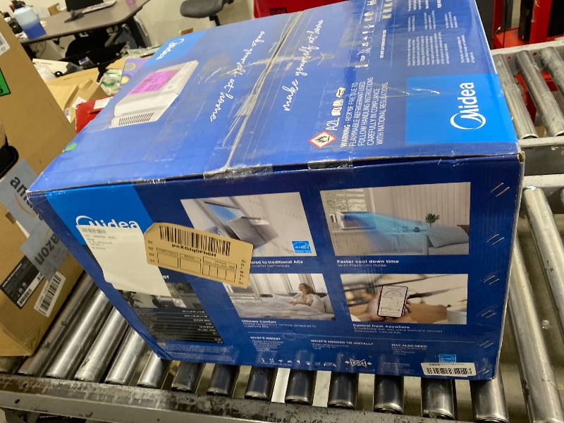 Photo 1 of Midea 6,000 BTU U Shaped Smart Inverter Window Air Conditioner - Cools 250 Sq Ft, Ultra Quiet with Open Window Operation - Alexa/Google Assistant Compatible, 37% Energy Savings, Remote (2026 Edition)