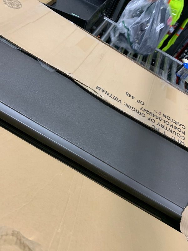 Photo 1 of Keter Denali 150 Gallon Resin Large Deck Box with Double Wall 20mm Panels - Paintable and Drillable-Organization and Storage for Patio Furniture and Outdoor Items, Grey & Black