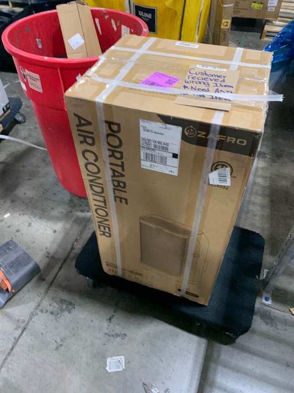 Photo 1 of ZAFRO Smart Inverter Portable Air Conditioners, 14000 BTU (10000 BTU SACC) Dual Hose Portable AC Unit with Energy Saving/Ultra Quiet(42dB)/Drainage-free Cooling/APP/Remote for Multi-Scenario Use