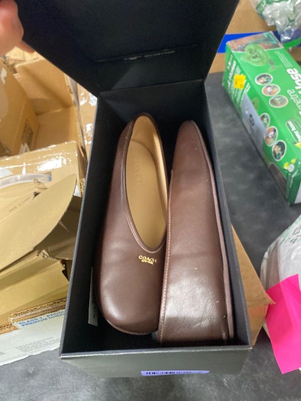 Photo 1 of COACH Houston Leather Ballet Flat
