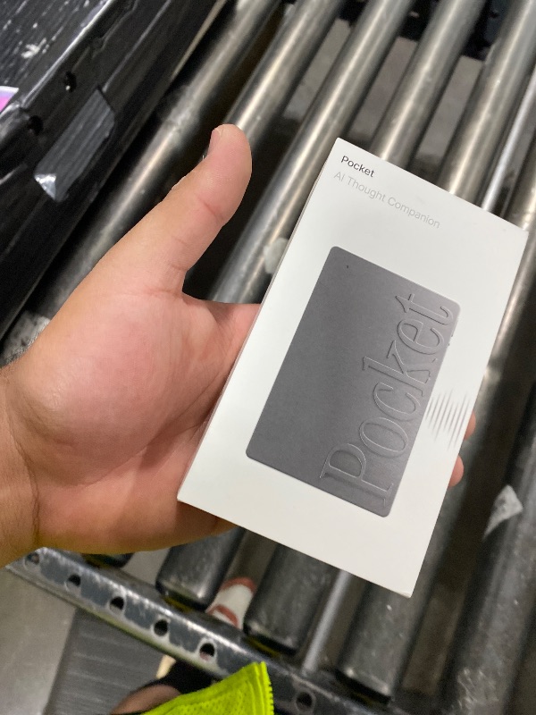 Photo 1 of Pocket AI Voice Recorder & Smart Assistant – Auto Transcription, Summaries & Action Items – AI Note Taker for Meetings, Calls & Productivity - Space Grey