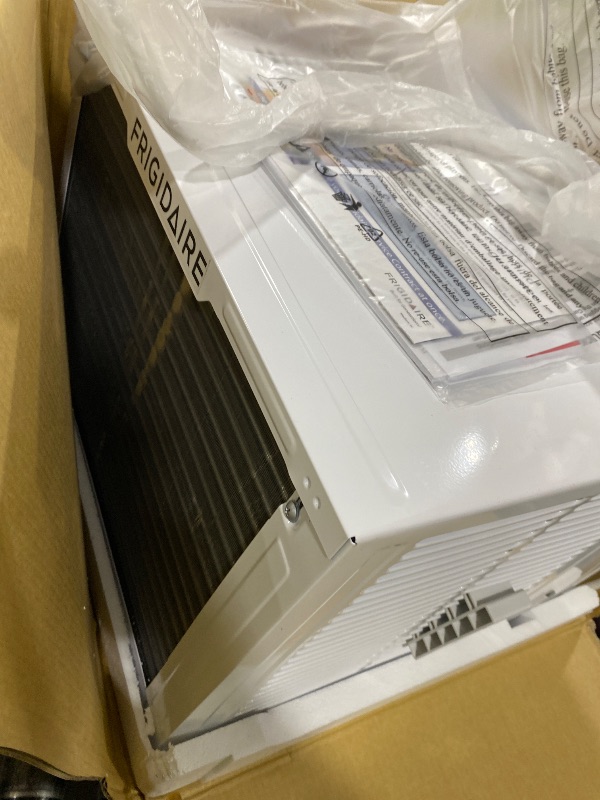 Photo 1 of Frigidaire 10,000 BTU Window Air Conditioner with Remote Control, Cools Up to 450 Sq. Ft., Quiet Operation, Eco Mode, 3 Fan Speeds, Auto Restart, White