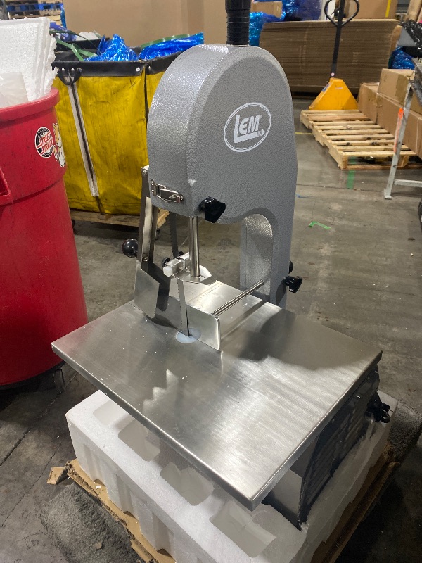 Photo 1 of LEM Products Electric Tabletop Meat Saw, Meat and Bone Cutter Bandsaw Machine for Butchering