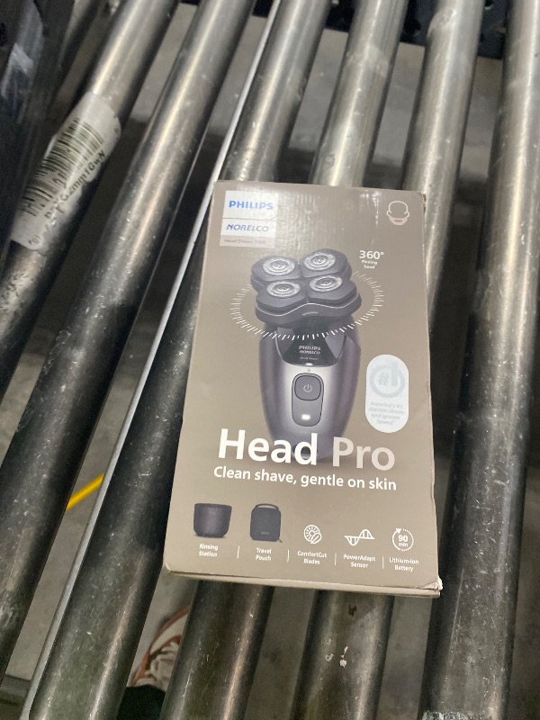 Photo 1 of Philips Norelco Head Shaver Pro 7000 Series - Electric Shaver for Men and Women, 360° Flexing Head & ComfortCut Blades for Clean Shave, Gentle on Skin, Model HS7980/40