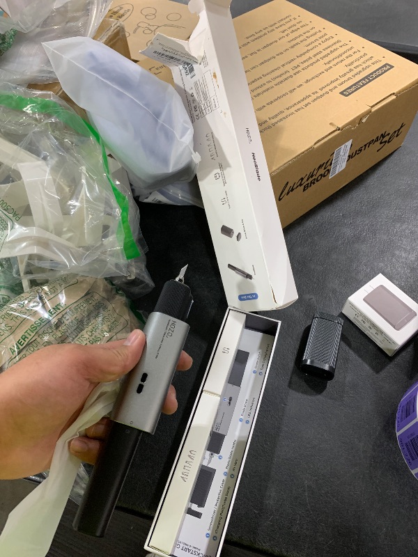 Photo 1 of HOZO NeoBlade Wireless Ultrasonic Cutter – 40kHz Vibration & 40W Auto Power Adjustment, Replaceable Battery, Turbo Cooling, 2 Cutting Modes – For 3D Printing, Woodworking, Prototyping,Model Mods & DIY