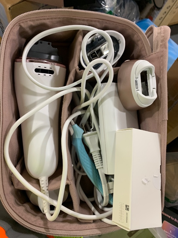 Photo 1 of Braun Skin i-Expert Smart IPL PL7219 at Home Laser Hair Removal for Women and Men with App, Premium Pouch, Venus Razor, 2 Smart Heads, Facial Trimmer