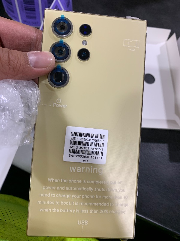 Photo 1 of ZFSMHXH I24 Ultra 5G Unlocked Phones 8+512GB Android13 Smartphone Battery 6800mAh 6.9" HD Screen Unlocked Cell Phone,48MP+108MP Camera/Face ID/5G/Fingerprint Lock/Dual SIM/GPS (Golden)