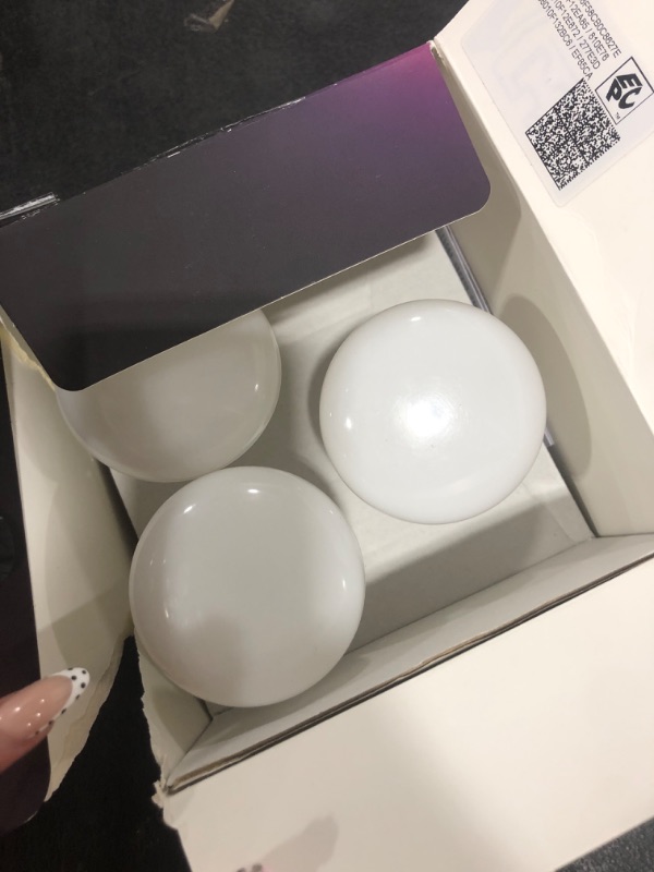 Photo 1 of Philips Hue A19 LED Smart Light Bulb - White and Color Ambiance - 60W Indoor Light Bulb - Control with Hue App - Works with Alexa, Google Assistant and Apple Homekit - 3 Pack