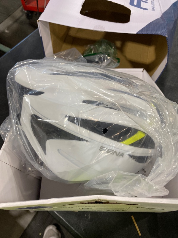 Photo 1 of Sena R2 EVO Road Cycling Bluetooth Helmet Integrated Mesh Intercom System (Matte White, Medium)