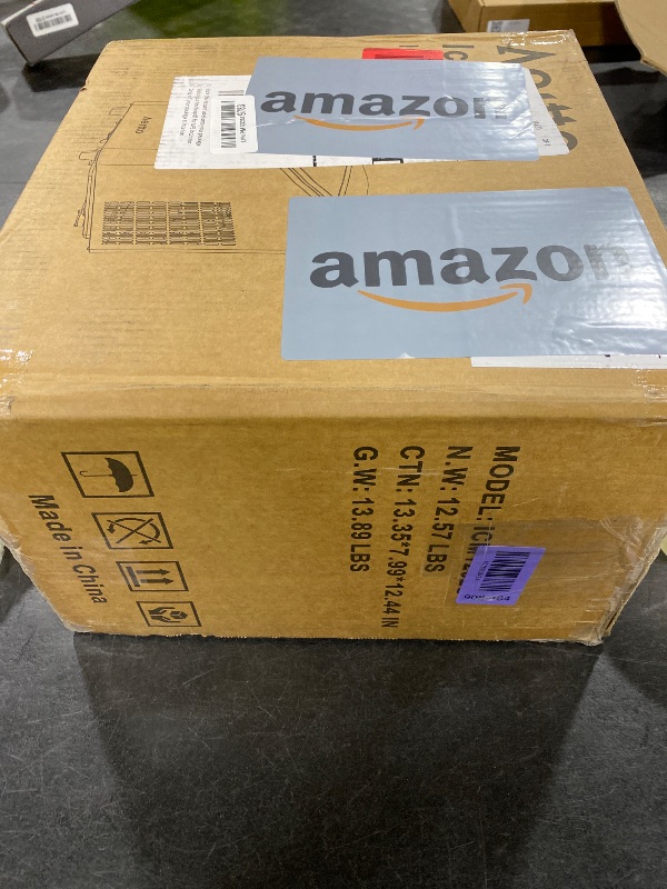 Photo 1 of Aeitto Ice Maker Countertop 26lbs/24H, 8 Ice Cubes 2 Sizes of Bullet Ice Ice Machine Ready in 6 Mins, Portable Ice Makers with Basket & Scoop, Auto Self-Cleaning for Home/Kitchen/Office Stainless