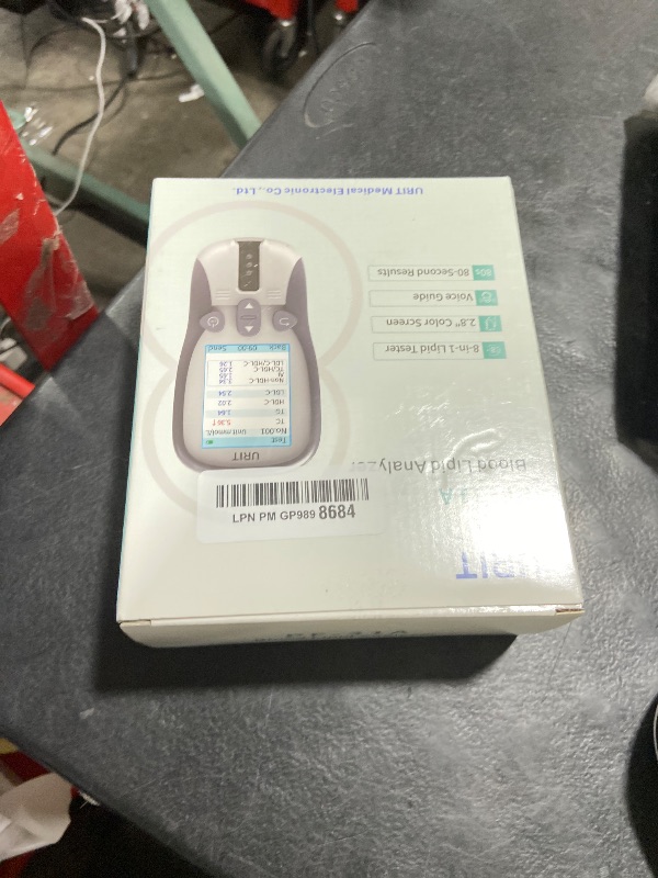 Photo 1 of Home Cholesterol Test Kit, 8 in 1 Cholesterol Test Kit with 10 Test Strips for Home Use