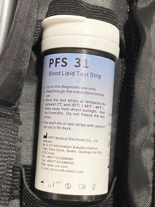 Photo 1 of Home Cholesterol Test Kit, 8 in 1 Cholesterol Test Kit with 10 Test Strips for Home Use