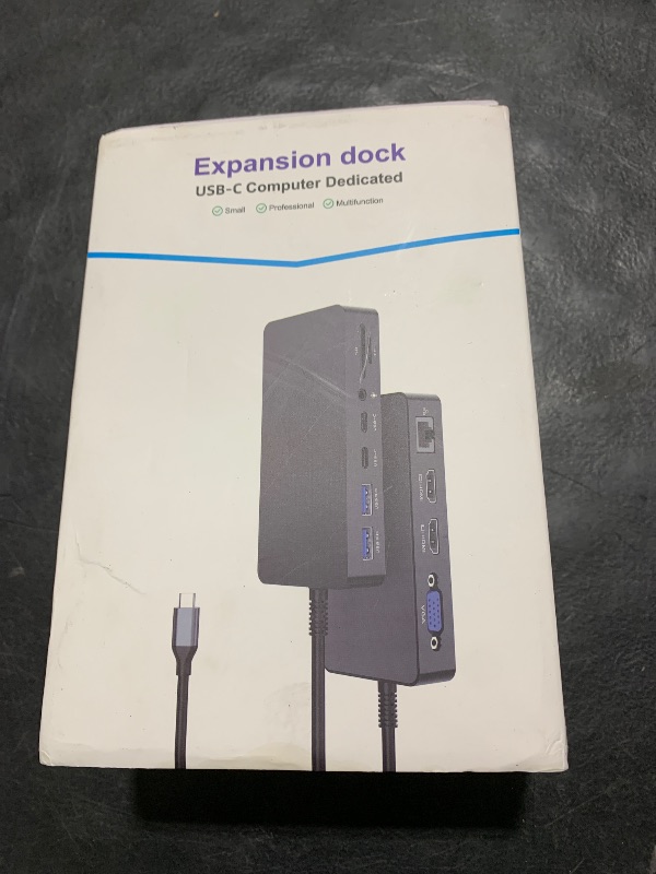 Photo 1 of Dock with Triple Display Dual HDMI +VGA