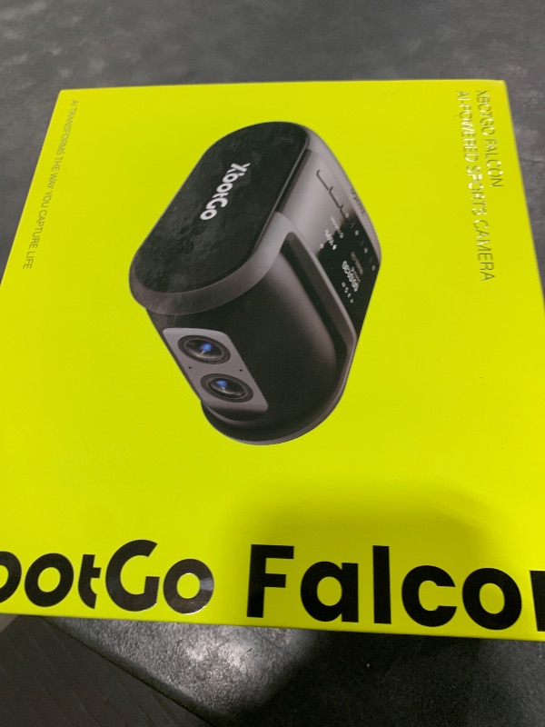 Photo 1 of XbotGo Falcon All-in-One AI Action Camera, 4K Auto Tracking Sport Camera for Soccer, Basketball & Football, Dual-Lens Team Sports Recorder with Live Streaming, No Subscription Required (Edge Green)