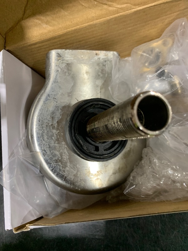 Photo 1 of Delta Brushed Nickel Metal Glass Rinser for Kitchen Sink, Cup Washer for Sink, Bottle Washer, Arctic Stainless GR250-AR