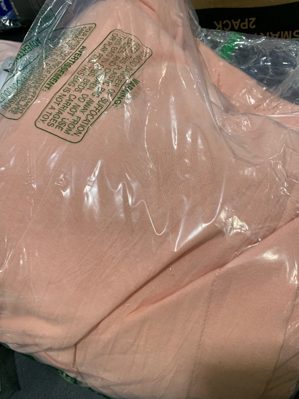 Photo 1 of NTCOCO Summer Lightweight Comforter Set,Thin Quilt,100% Washed Cotton,Machine Washable,Soft Comfy Breathable Can Sleep Naked(Twin,Peach Pink