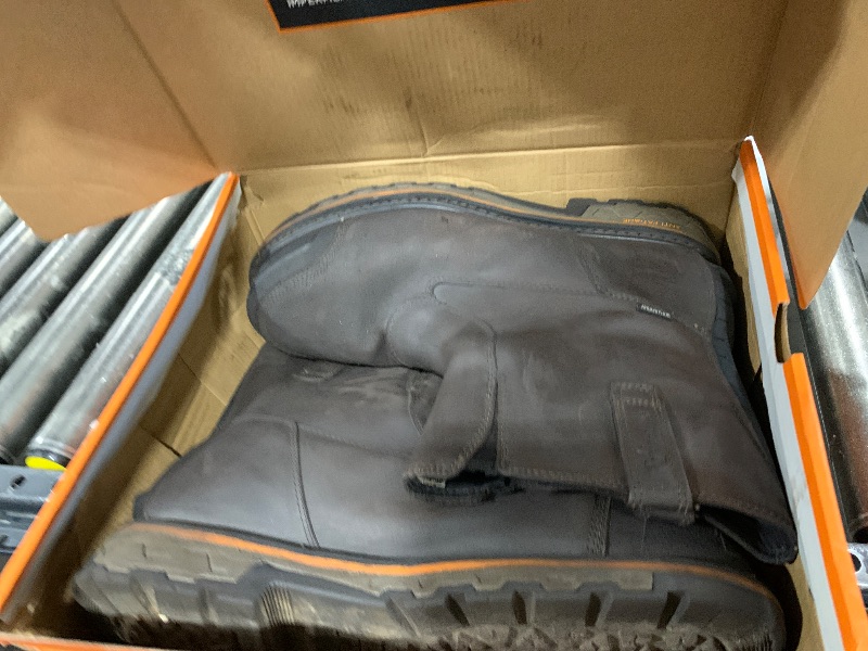 Photo 1 of Timberland PRO Men's True Grit Chelsea Composite Safety Toe Waterproof Industrial Western Work Boot, Dark Brown, 12 Wide
