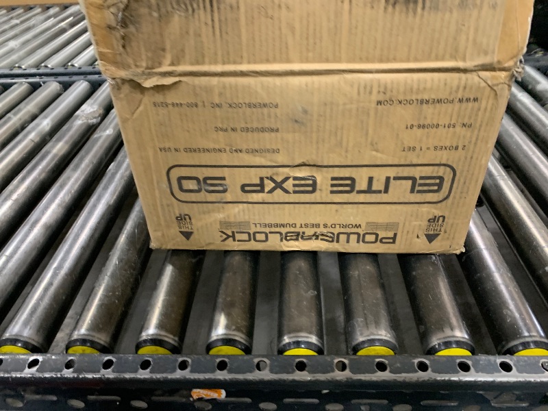 Photo 1 of PowerBlock Elite EXP Adjustable Dumbbells, Sold in Pairs, Stage 1, 5-50 lb. Dumbbells, Durable Steel Build, Innovative Workout Equipment, All-in-One Dumbbells, Expandable with Expansion Kits
