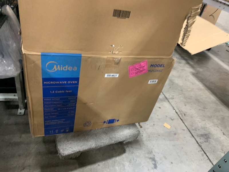 Photo 1 of Midea MM12S2ASZ Microwave Oven, 1.2 cu.ft Drawer, Stainless Steel, Child Safety Lock
